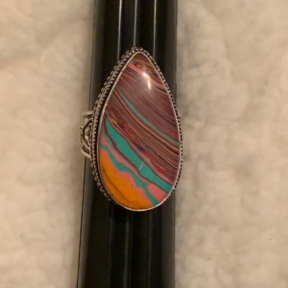 Tear Drop Ring - image 1